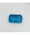 Blauer achteckiger Apatit (0,54 CT) 6,1 x 3,6 mm.-Ref.062PE