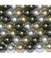 Sfera conchiglia perla 10-11mm - Filetto 40cm - Rif.2553