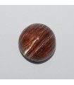 Cabujon Cuarzo Rutilado Redondo 12.6mm. (9ct).- Ref136MG