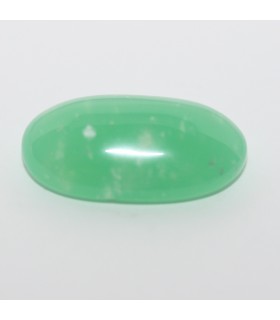 Chrysophrase Gemstones  Oval Cabachons 8x6mm 1pair Light or Dark Shaded 