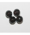 Garnet Half Drilled Faceted Round Beads 10mm.(2 Pairs) Item.4594