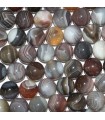Agata Botswana Bola lisa 12mm -Hilo 40cm- Ref.3471