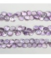 Amethyst Faceted Drop Beads 7-8mm.-Hilo 20cm.-Ref.12645