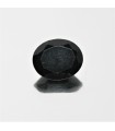Black Spinel Faceted Oval 11x9 mm. (1 pc.).- Item: 201PE