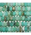 Peruanische opal facettierte Scheibe 10x6mm.-Gewinde 40cm.-Ref. 8480