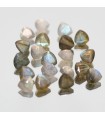 Lot Labradorite Faceted Trillion 6mm. (20 Pcs.).- Item.1594CB
