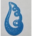 Blue Jade Pendant 33x18mm.-Item.943JA