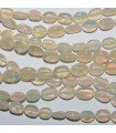 Opale etiope liscio ovale in gradi 6x4-10x7mm. -Filo 42cm.-Ref.8555