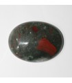 Heliotrop Oval Cabochon 40x30mm.(1Pcs) -Ref. 1706CB