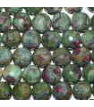 Ruby Fuchsite Faceted Round Beads 12mm.-Strand 40cm.-Item.8658