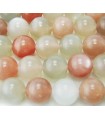 Multicolor Moonstone Round Beads 10mm.-Strand 40cm.-Item.6484