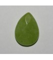 Green Quartz Faceted Drop 20x15mm.( 10 Pcs )-Ref.378CB