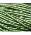 Green Jade Smooth Tube Beads 2x1mm.-Strand 38cm.-Item.7606