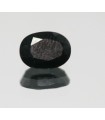 Saphir noir ovale à facettes 4,5 ct environ -11x9 mm.-Réf.5230