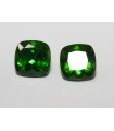 Paar Chromodiopside Square Size 6mm Ref. 690MG