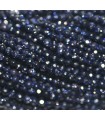 Blue Sunstone Faceted Round Beads 2mm.-Strand 40cm.-Item.7603