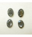 Gray Silimanite Faceted Oval 7x5 mm. (4 pcs.).- Item: 111PE